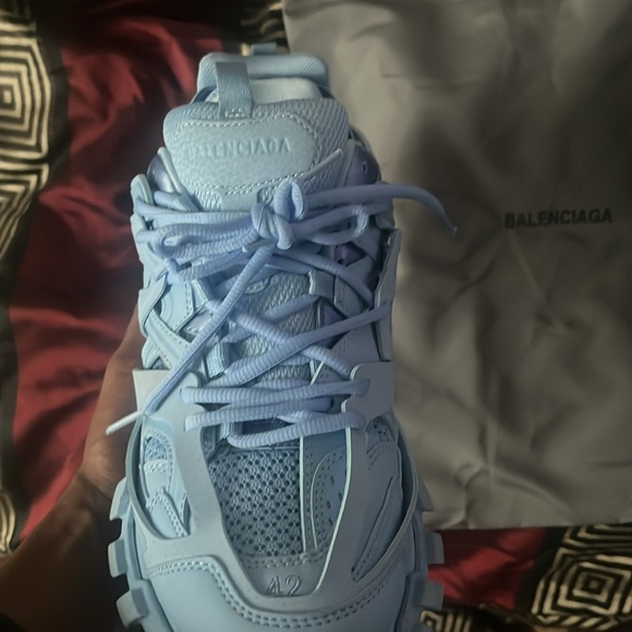 Balenciaga BB track runners, color blue, size 8.5 - Picture 3 of 5